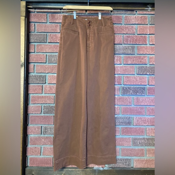 Duer | LuxTwill High Rise Trouser - Copper | - Picture 4 of 12